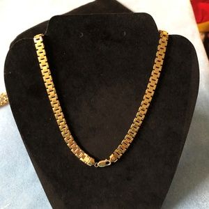 Itaor Sterling Silver 925 Gold-Tone Chain Necklace